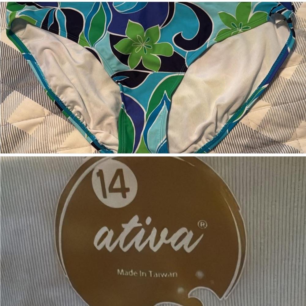 Activa size 14 bikini swim bottoms. Good condition!